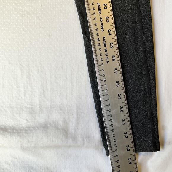 Skechers Women Activewear Pants Size S Gray Nylon Polyester Legging Yoga 27" - Picture 4 of 9